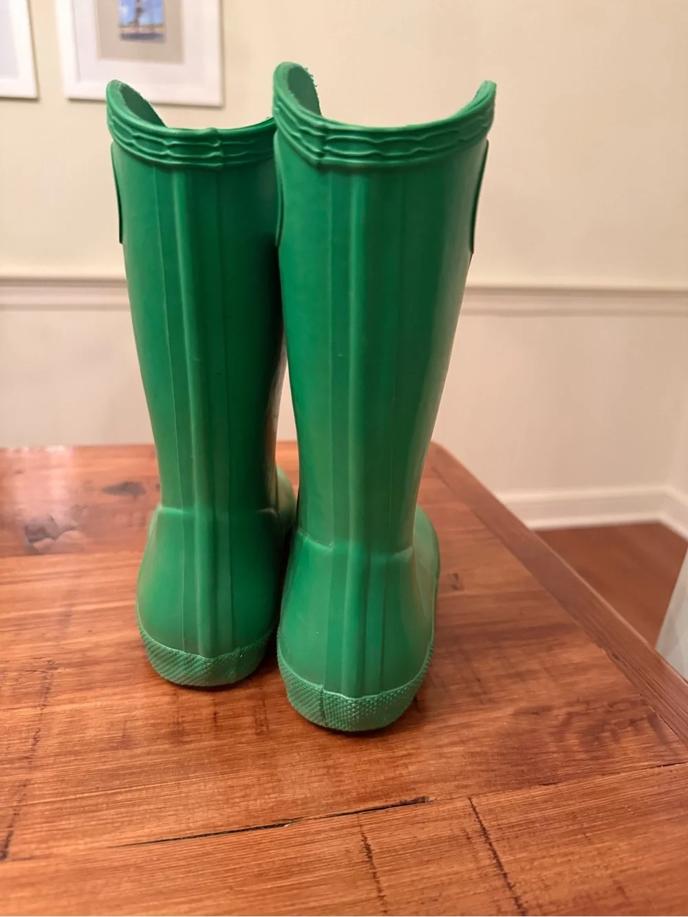Hunter Children's Emerald Green Waterproof Rain Boots